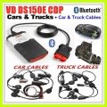 VCI (Like Delphis DS150E) Pro PLus OBD2 Diagnostic Tool + 8 Car & Truck Cables