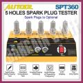 Autool SPT360 Spark Plug Tester With Adjustable Working Frequency & 5 Testing Holes