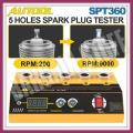Autool SPT360 Spark Plug Tester With Adjustable Working Frequency & 5 Testing Holes