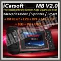 iCarsoft MB V2.0 Professional Multi-System Auto Diagnostic Tool for Mercedes-Benz / Sprinter / Smart