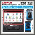 Launch X431 PRO3S+ V2.0 + HDIII Cars and Heavy-Duty Truck Diagnostic Tools 2 Years Free Updates