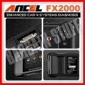 Ancel FX2000 OBDII 4 System Scanner For Engine, ABS, SRS, AT Transmission.