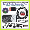 VCI DS150E OBDII Bluetooth Diagnostic Tool with Software V2020.23 With 8 Car Cables.