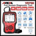 Ancel VD700 Full Systems Diagnostic Scanner with Special Functions For VW / AUDI / SKODA / SEAT