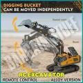 Remote Control Alloy Excavator 11 Channel 2.4Ghz