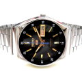 Vintage Seiko 5 . Automatic Gorgeous 24 Railway Time Day Date Mens Watch