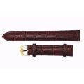 Omega 18mm brown leather gents watch strap