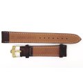 Omega 18mm brown leather gents watch strap