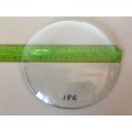 186mm convex clock glass