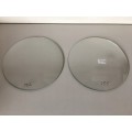 155 and 152mm convex clock glass