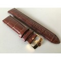 20mm Omega leather strap