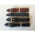 18mm geniune leather straps - 8 two piece straps