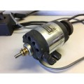 Watchmakers lathe motor with variable speed foot pedal