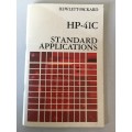 Hewlett Packard HP 41C - standard applications handbook