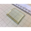Bevel edge glass for carriage clock - 45 x 33.6mm