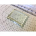 Bevel edge glass for carriage clock - 42 x 32.5mm