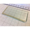 Bevel edge glass for carriage clock - 85 x 40mm
