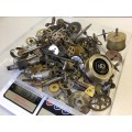 Assortment of old clock parts - 1kg - lot 1