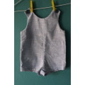 Blue Handmade with Vintage Fabric Jumper (6 to 12 months)