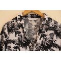 Stunning Black and White Tropical Forever New Shirt (Size 8)