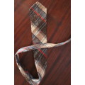 Vintage Wool Tie (Brown Striped)