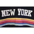 Navy `New York` Sweat Shirt (Medium)