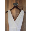 Vintage Grecian Style Sleeveless Dress (Medium / Large) Semi sheer