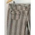 Early 2000's Brown Striped Pants (Size 34)