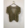 Green Crochet Top (Medium / Large)