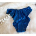 Vintage Blue High Rise Panties (Large)