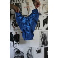 Vintage Blue High Rise Panties (Large)