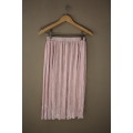 Cute Pleated Pink Skirt (Size 10)