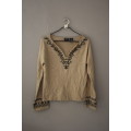 Early 2000`s Brown Knit Top (Medium / Large)