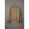 Early 2000`s Brown Knit Top (Medium / Large)
