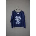 Blue Sweat Shirt with Tiger Detail (Small / Medium)