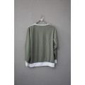 Vintage Olive and Cream Top (Small / Medium)