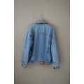 Vintage Lined Denim Jacket (Large / XL)