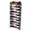 12 Tier Shoe Rack - BLACK / HOLDS 36 PAIRS SHOES