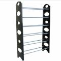 6 Tier Shoe Rack - BLACK / HOLDS 18 PAIRS SHOES