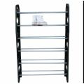 6 Tier Shoe Rack - BLACK / HOLDS 18 PAIRS SHOES