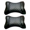PU Leather Neck Pillow - Set of 2