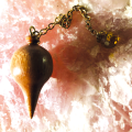 Wooden Pendulum for dowsing and healing