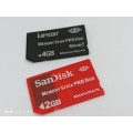 Sandisk 2GB & Lexar 4GB Memory Stick Duo