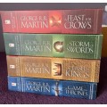 A Song of Ice and Fire, Books 1 - 4 by George R.R. Martin (Paperback)