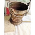 EPNS Art Deco style ICE BUCKET has HANDLE OR usefor CANDLE maker SERANCO SP on B -showing ware EPNS