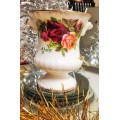 ROYAL ALBERT URN height 90mm `Old Country Roses