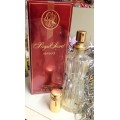 Perfume bottle YOUTH DEW empty + empty Box Royal Secret