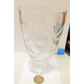 VASE -CUT Glass CRYSTAL height 160mm*W. 724 grams