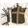 WW1 WATER BOTTLE+TOOLS KNIFE*AS IS IN SCAN*GREAT COUNTRY HOME DECOR*L@@KatMy*BUYNOW*NO WAITING