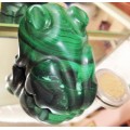 figurine Frog144grms Malachite Semi PreciousGemStone*LOOK At All My BUY NOW listings*NO WAITING
